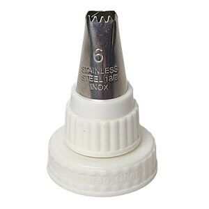 Pampered Chef REPLACEMENT Easy Accent Decorator Tip #6 Cookie Cake From Set 1585